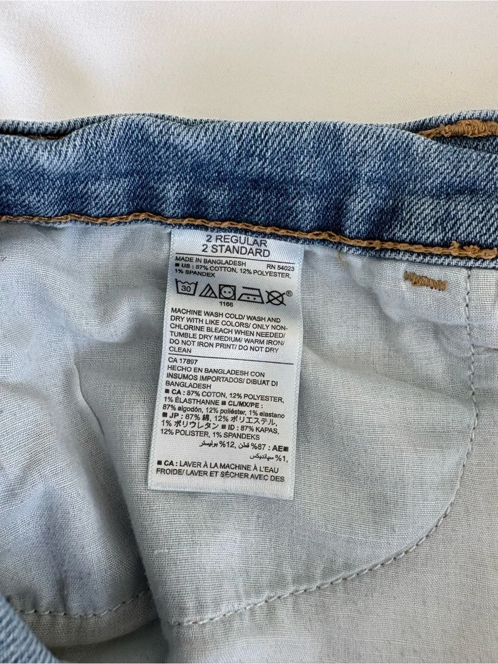 Old Navy Light Blue Denim Cuffed Shorts